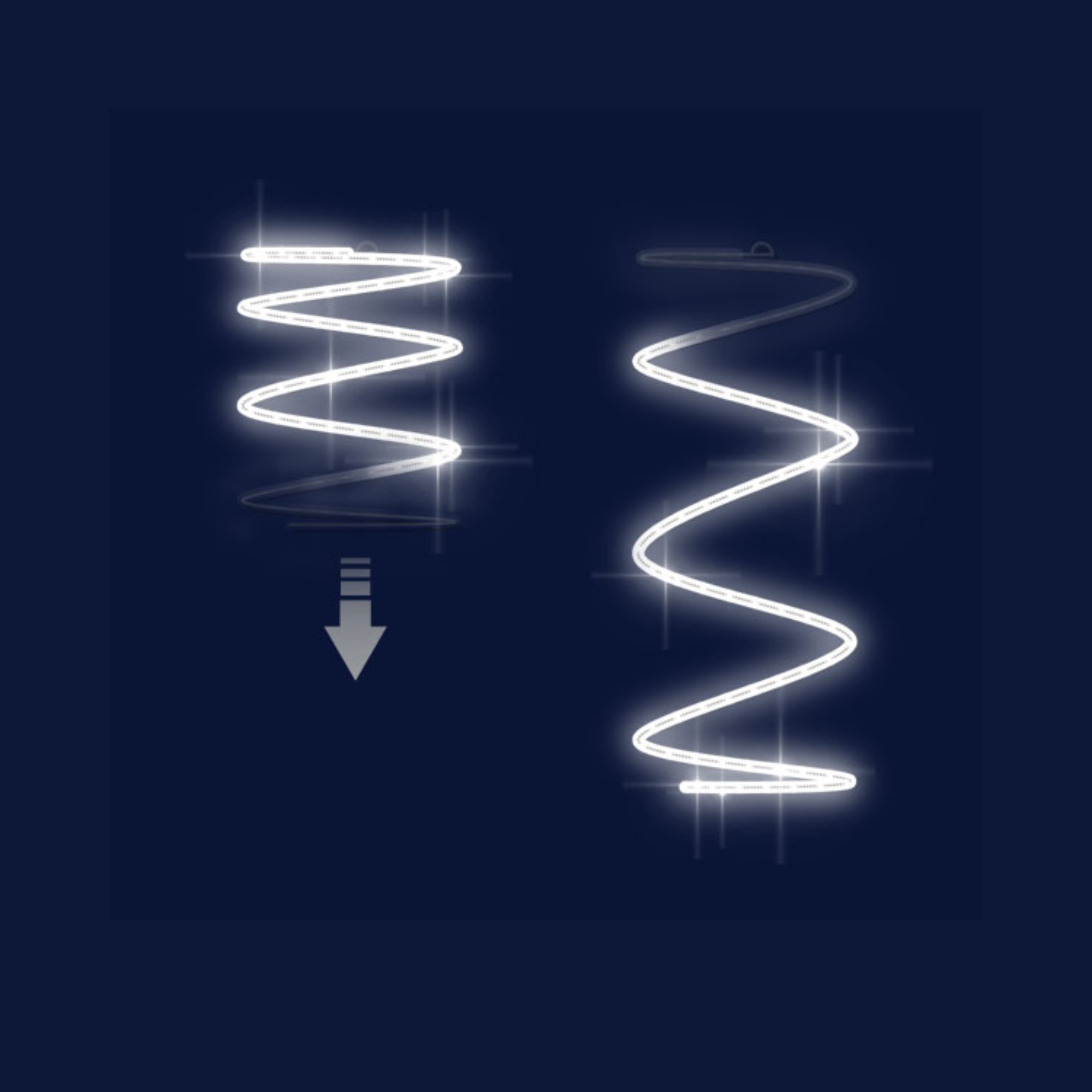 Décor de noël suspension 3D Zef H0,6 x D0,2m